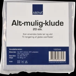 Abena Alt mulig klude 20 stk* Rengøringsartikler|Tilbehør Til Kontor Og Værksted
