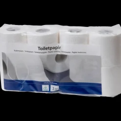 Abena toiletpapir 3-lags 18x9,5cm 8 ruller* Rengøringsartikler|Tilbehør Til Kontor Og Værksted