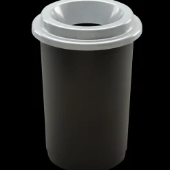 Affaldsspand eco 50 liter, grå låg* Affaldssortering|Tilbehør Til Kontor Og Værksted