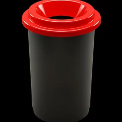 Affaldsspand eco 50 liter, rød låg* Affaldssortering|Tilbehør Til Kontor Og Værksted