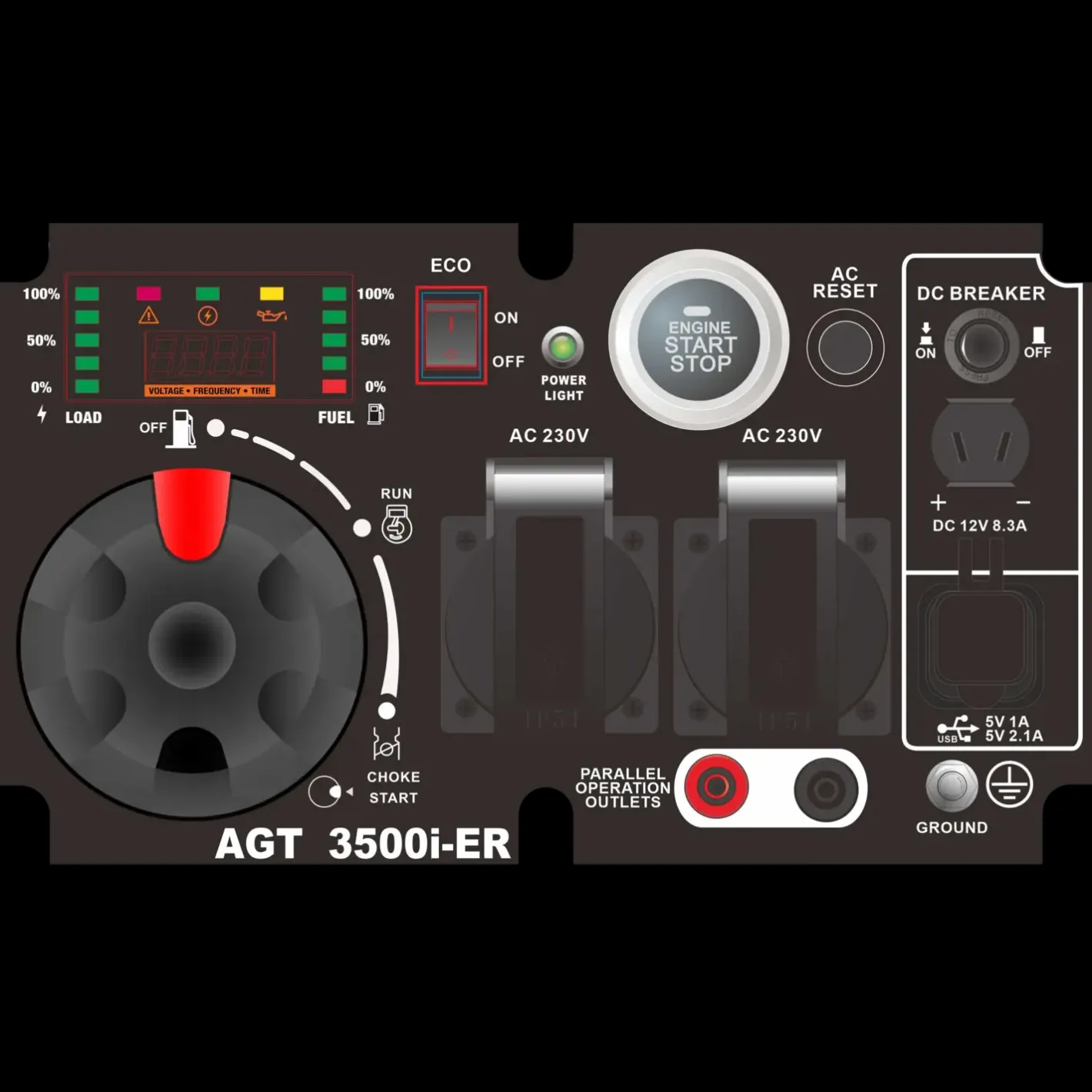AGT Inverter Generator – 3500I - 3,5 kW 230V* Generatorer