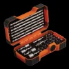Bahco bitssæt 1/4" med farvering 35 dele* Bits- Og Bitssæt