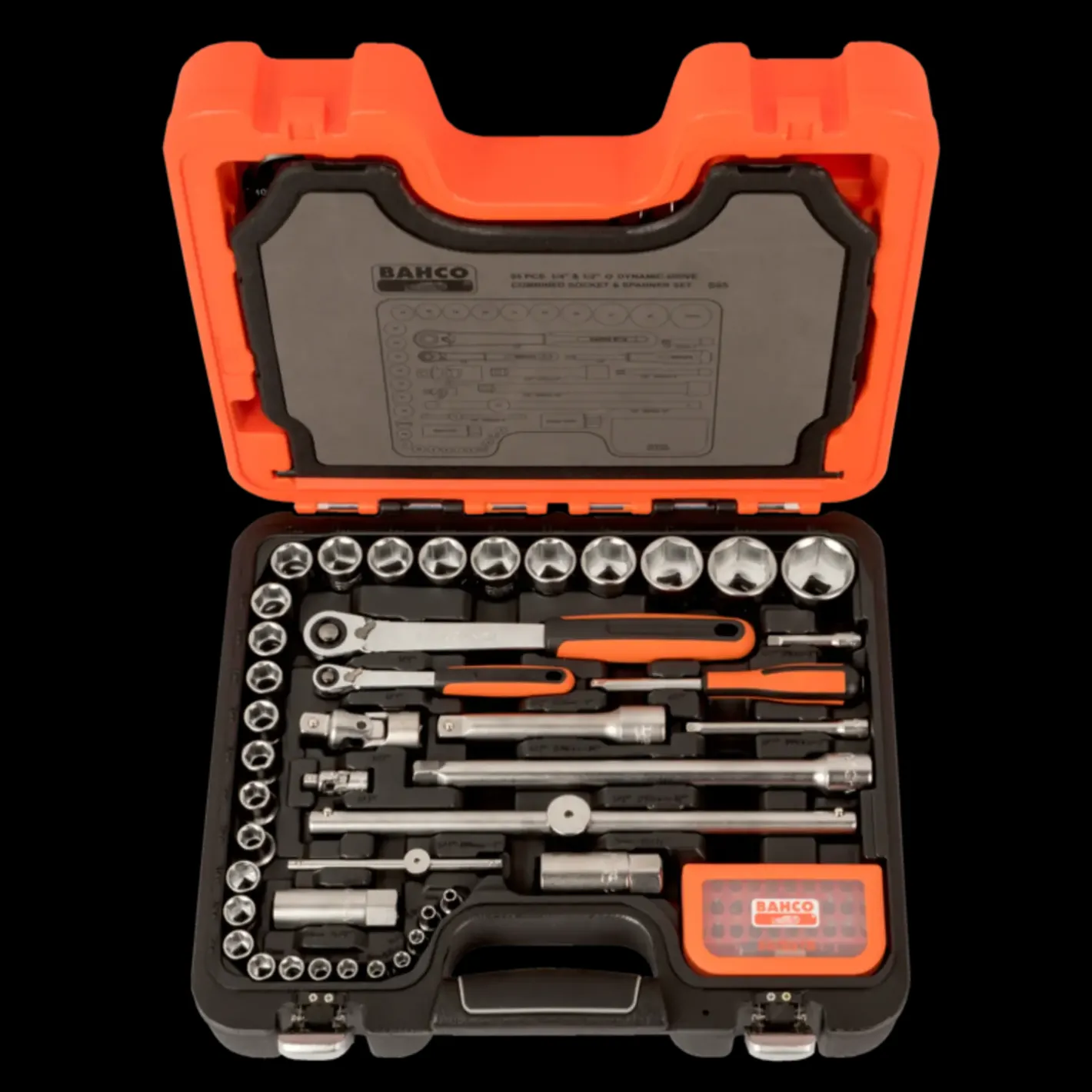 Bahco topnøglesæt 1/4" og 1/2" 4-32 mm 95 dele* Værktøjsnøgler