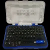 Bato Nordic Bato bitssæt 1/4" med farvering 71 dele* Bits- Og Bitssæt