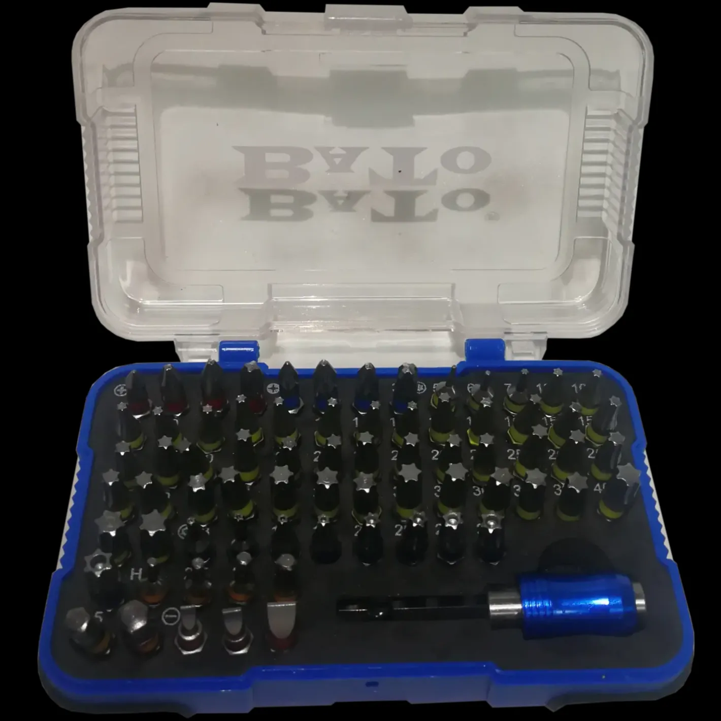 Bato Nordic Bato bitssæt 1/4" med farvering 71 dele* Bits- Og Bitssæt