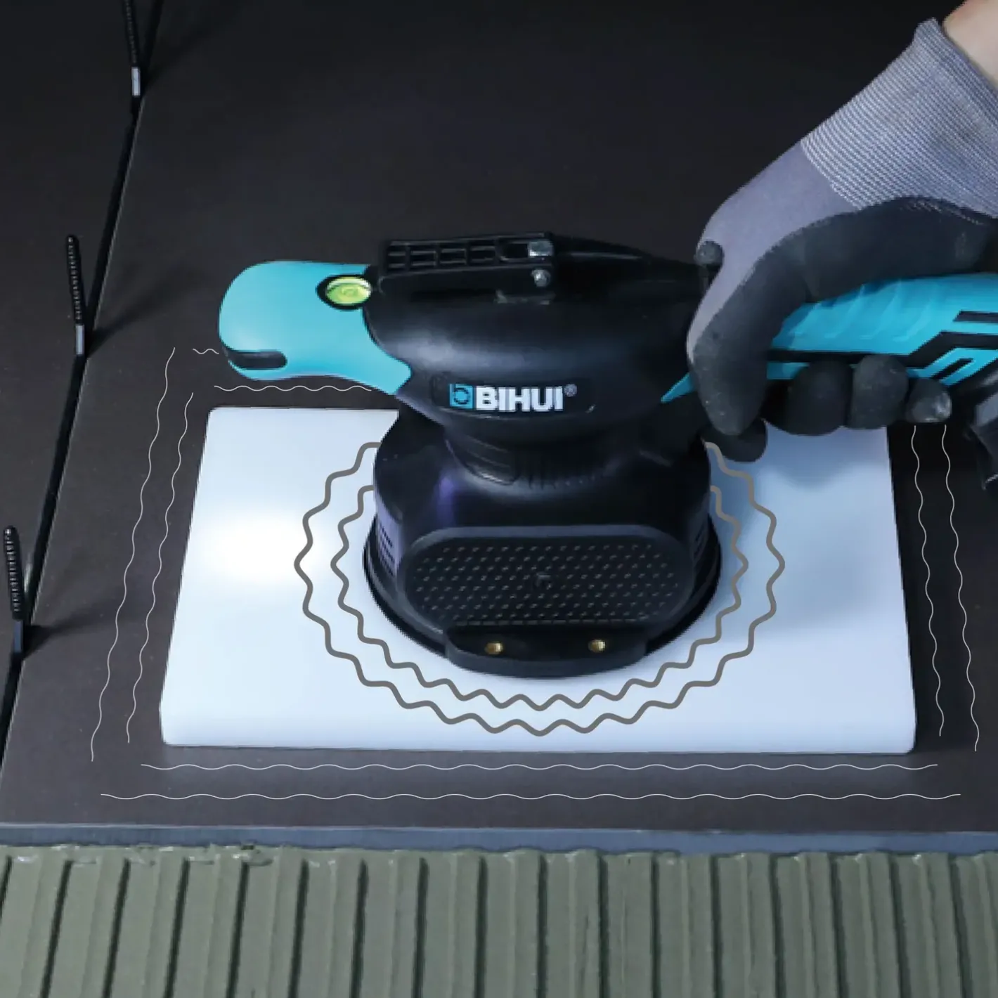 Bihui flisevibrator 35 kg* Fliseværktøj
