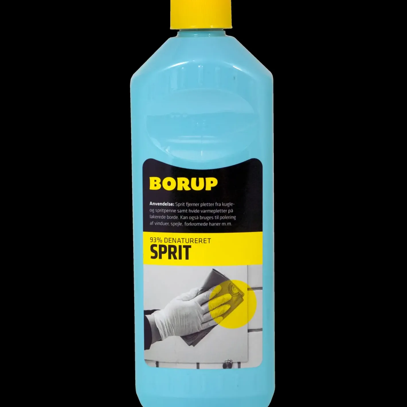 Borup husholdningssprit denatureret 93% 500 ml* Rengøringsartikler|Tilbehør Til Kontor Og Værksted