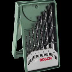 Bosch Professional Bosch borsæt træ Ø3-10 mm. X-Line 7 dele* Bor- Og Borsæt