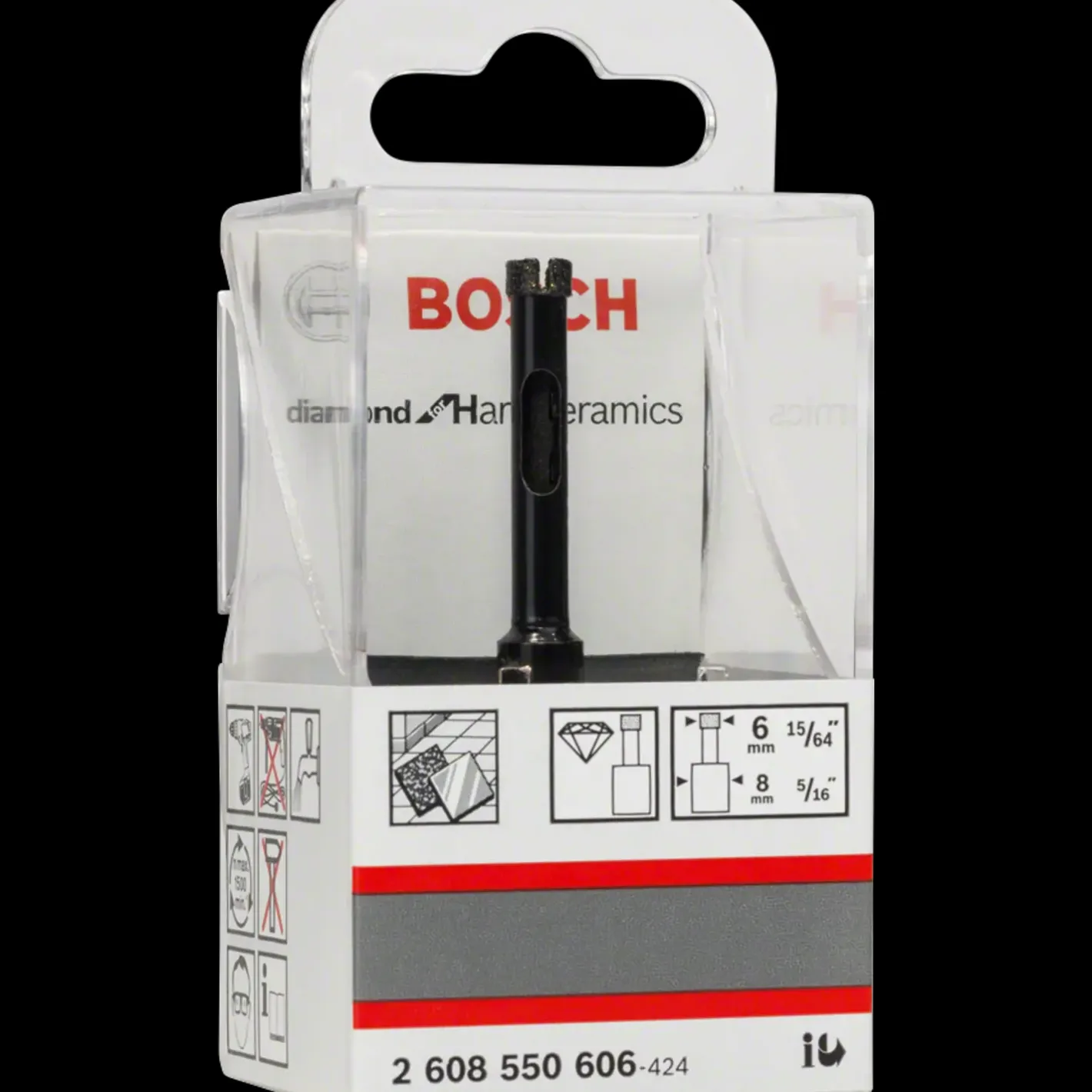 Bosch diamantbor Ø5x65/30 mm* Hulsave