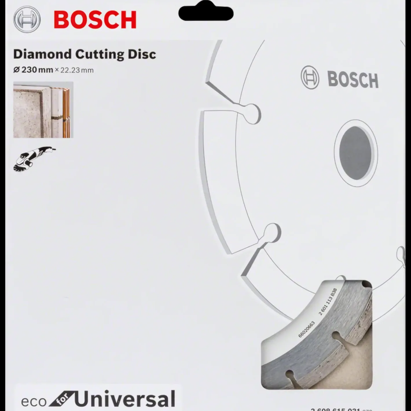 Bosch gør det selv Bosch Diamantskæreskive ECO for Universal* Klinger Til Vinkelslibere