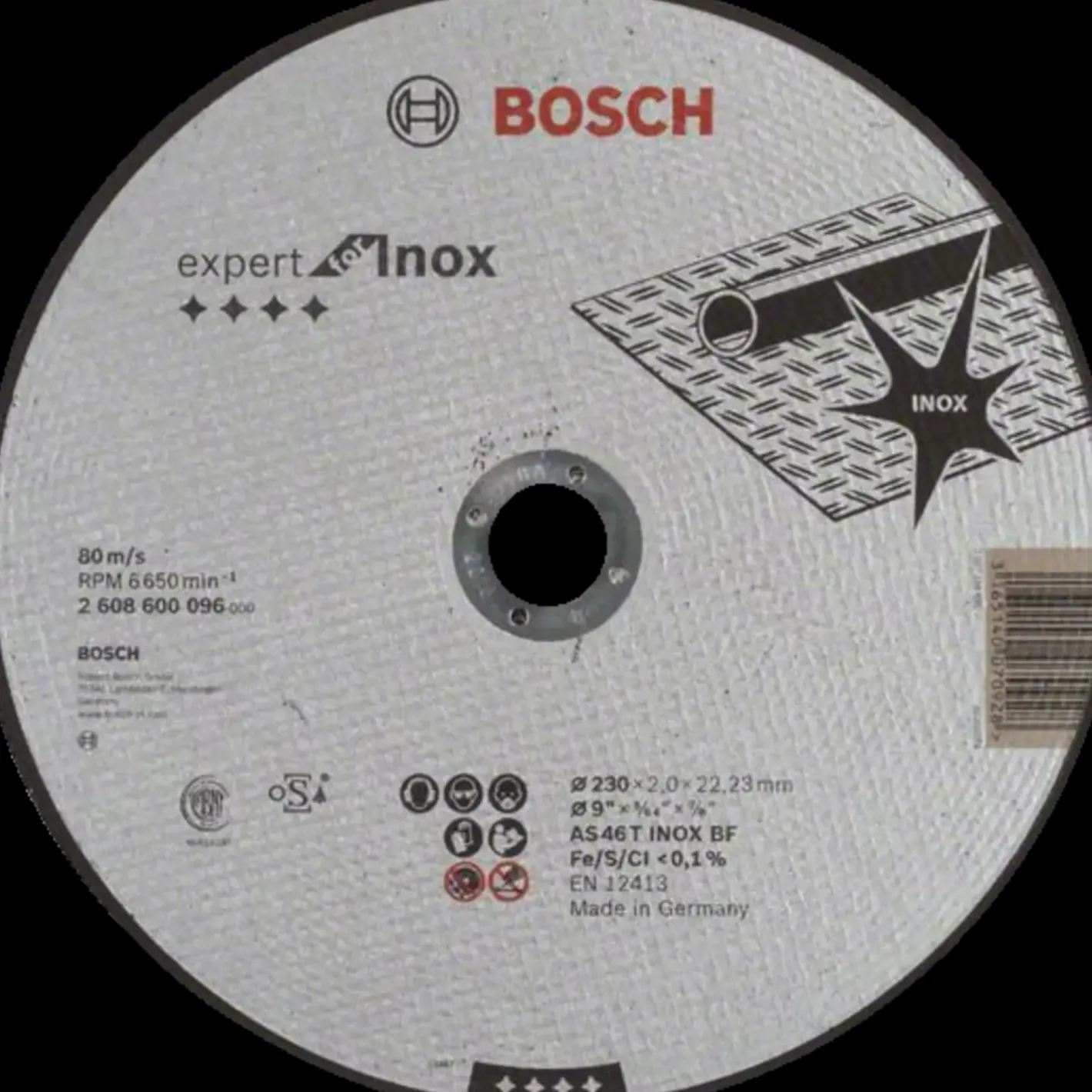 Bosch Professional Bosch Expert for Inox skæreskive lige 230x2 mm* Klinger Til Vinkelslibere