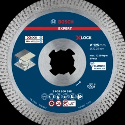Bosch gør det selv Bosch EXPERT HardCeramic X-LOCK diamantskæreskive 125 x 22,23 x 1,4 x 10 mm* Klinger Til Vinkelslibere