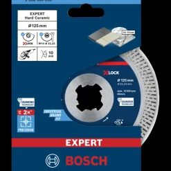 Bosch gør det selv Bosch EXPERT HardCeramic X-LOCK diamantskæreskive 125 x 22,23 x 1,4 x 10 mm* Klinger Til Vinkelslibere