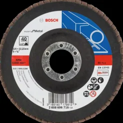Bosch Expert til Metal X551 slibeskive Ø125 mm K60* Klinger Til Vinkelslibere