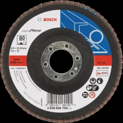 Bosch Professional Bosch Expert X551 lamelslibeskive til metal korn 80 Ø115 mm* Klinger Til Vinkelslibere