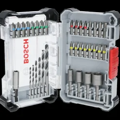 Bosch Professional Bosch Extra Hard skruebit og HSS metalborsæt, display, 35 dele* Bor- Og Borsæt