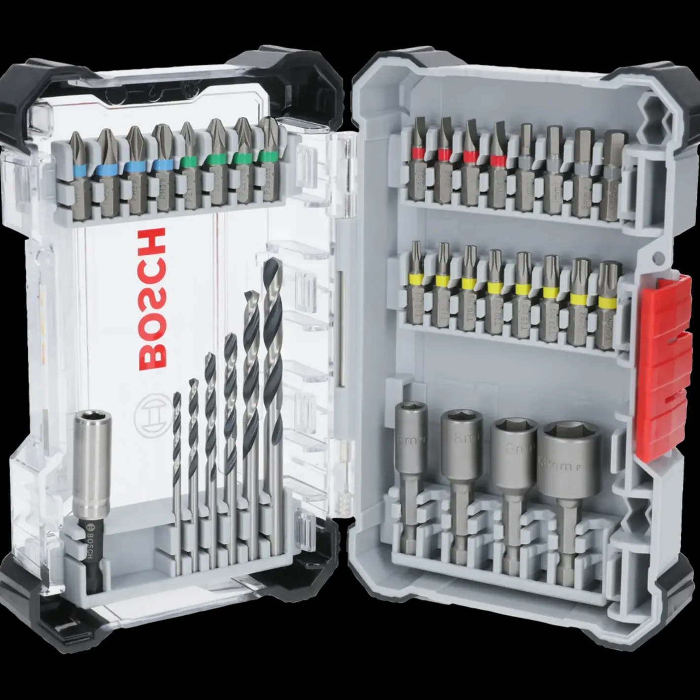 Bosch Professional Bosch Extra Hard skruebit og HSS metalborsæt, display, 35 dele* Bor- Og Borsæt