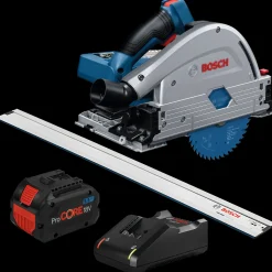 Bosch Professional Bosch GKT 18V-52 GC dyksav m/føringsskinne, 5,5 Ah Procore batteri* Dyksave
