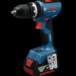 Bosch GSB 18V-65 slagboremaskine 2x5Ah batteri og L-BOXX* Bore- Og Skruemaskiner