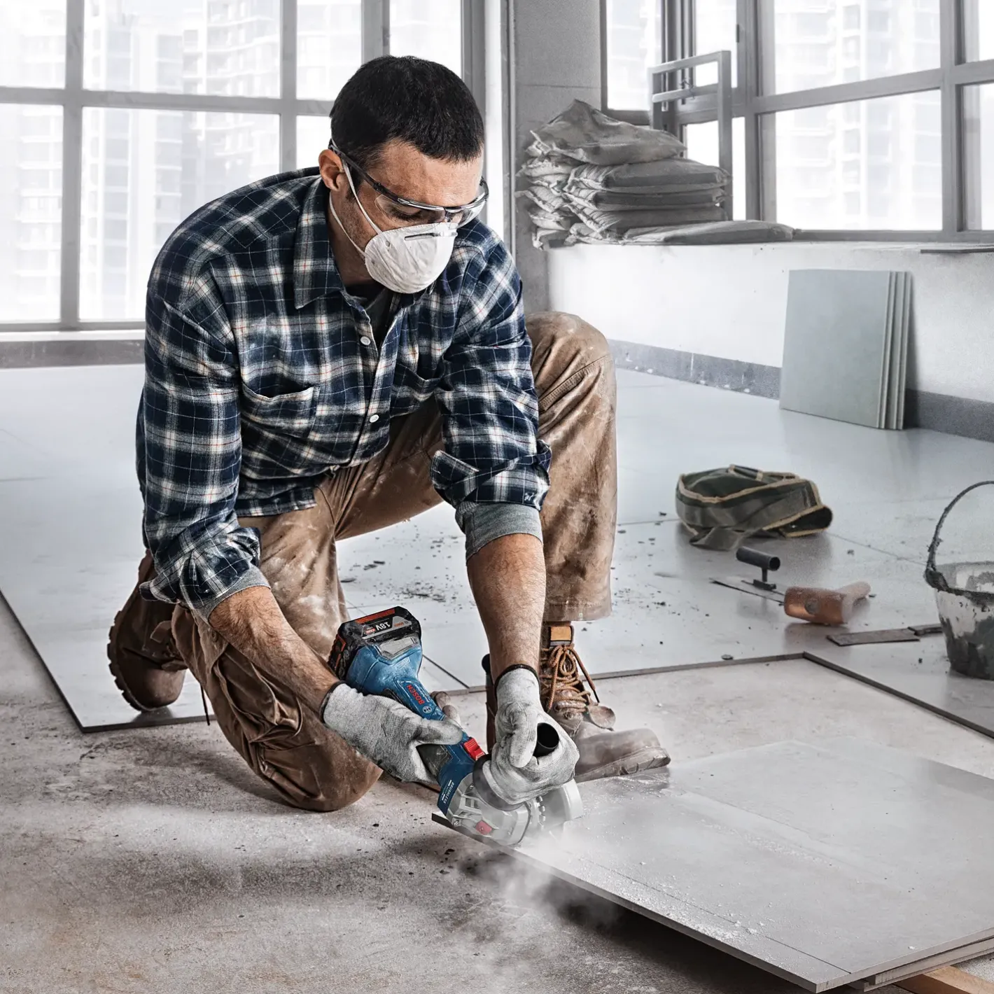 Bosch Professional Bosch GWS 18V-7 vinkelsliber solo* Vinkelslibere
