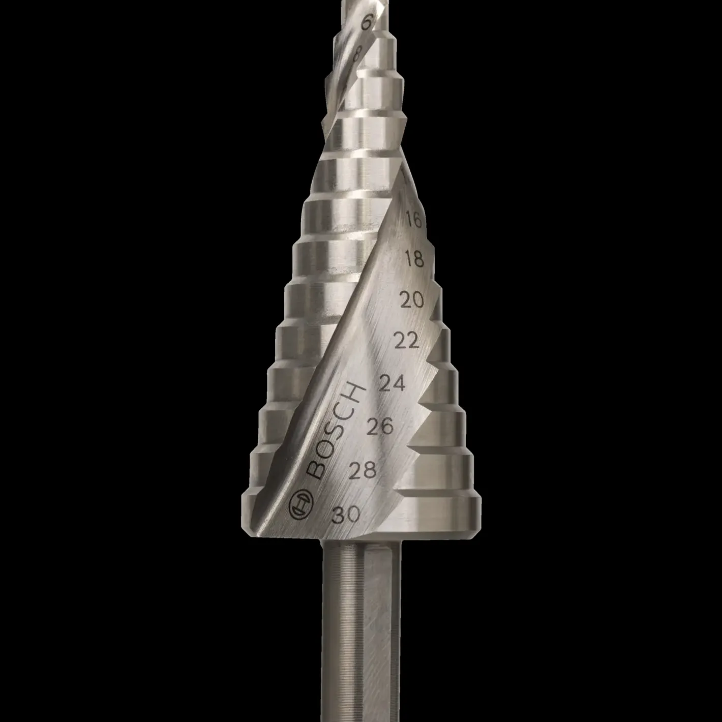 Bosch Professional Bosch HSS-borehoved til trinboring 6-3 mm 3-flat-skaft* Bor- Og Borsæt