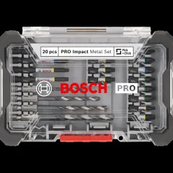 Bosch Impact HSS bor-/bitssæt med 20 dele* Bor- Og Borsæt