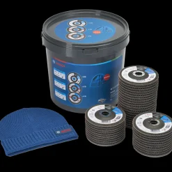 Bosch Professional Bosch lamelslibesæt spand K40-80 125mm 40 stk* Klinger Til Vinkelslibere