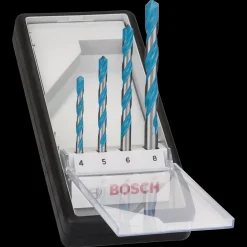Bosch Professional Bosch multi borsæt Ø4-8 mm. Robustline 4 dele* Bor- Og Borsæt