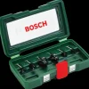 Bosch Professional Bosch overfræsersæt HM Ø6 mm m/6 dele* Overfræser-Tilbehør