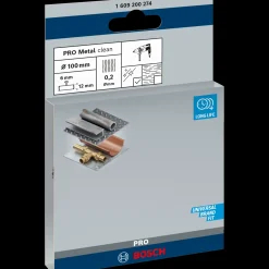 Bosch gør det selv Bosch PRO Metal clean skivestålbørste, lige skaft, 100x0,2 mm* Stålbørster Til Boremaskiner