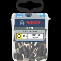 Bosch gør det selv Bosch PRO Torx slagbor, T20, 25 mm, display, 10 x 25 stk.* Bor- Og Borsæt