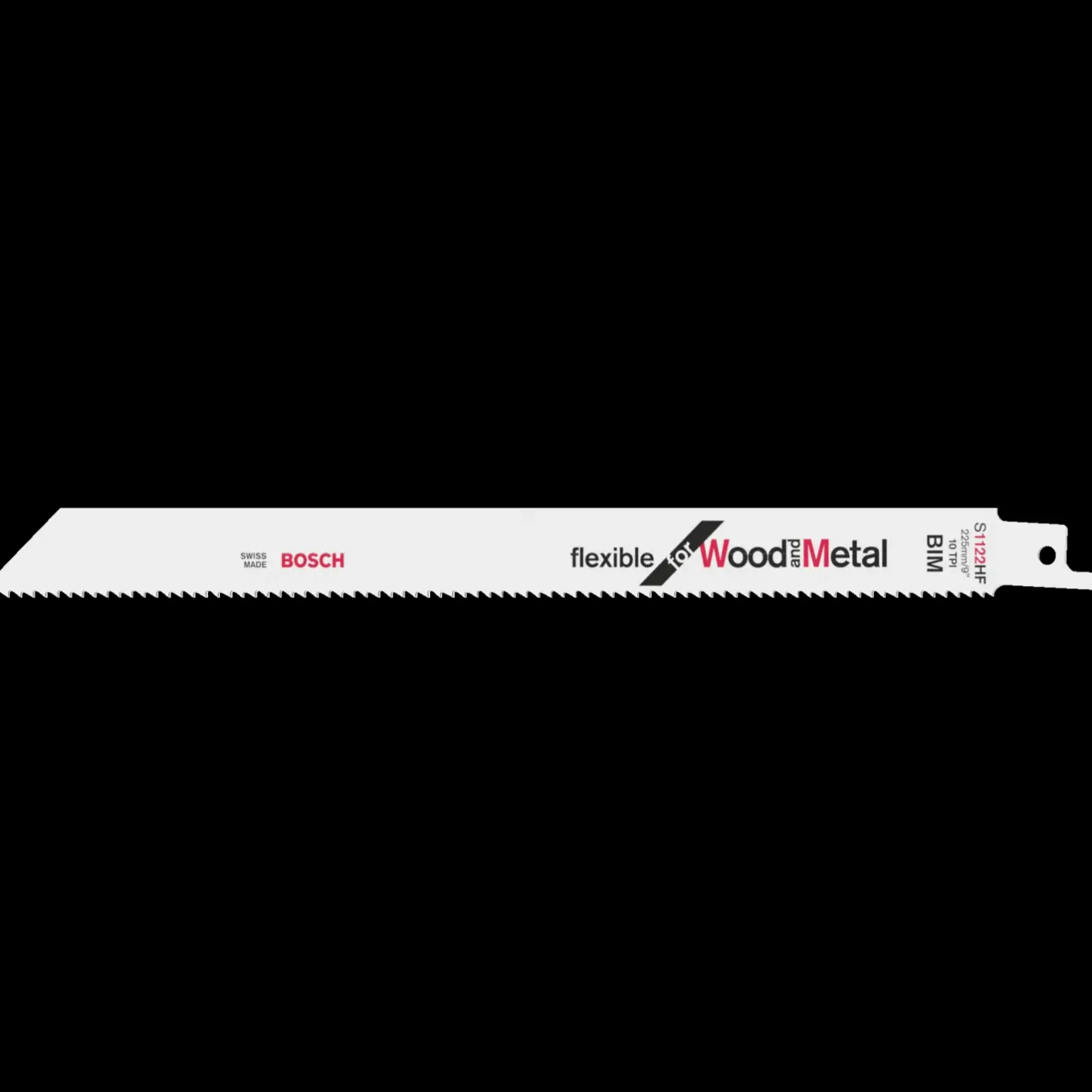 Bosch Professional Bosch S 1122 HF Flexible træ og metal bajonetsavklinger 2 stk* Bajonetsavklinger