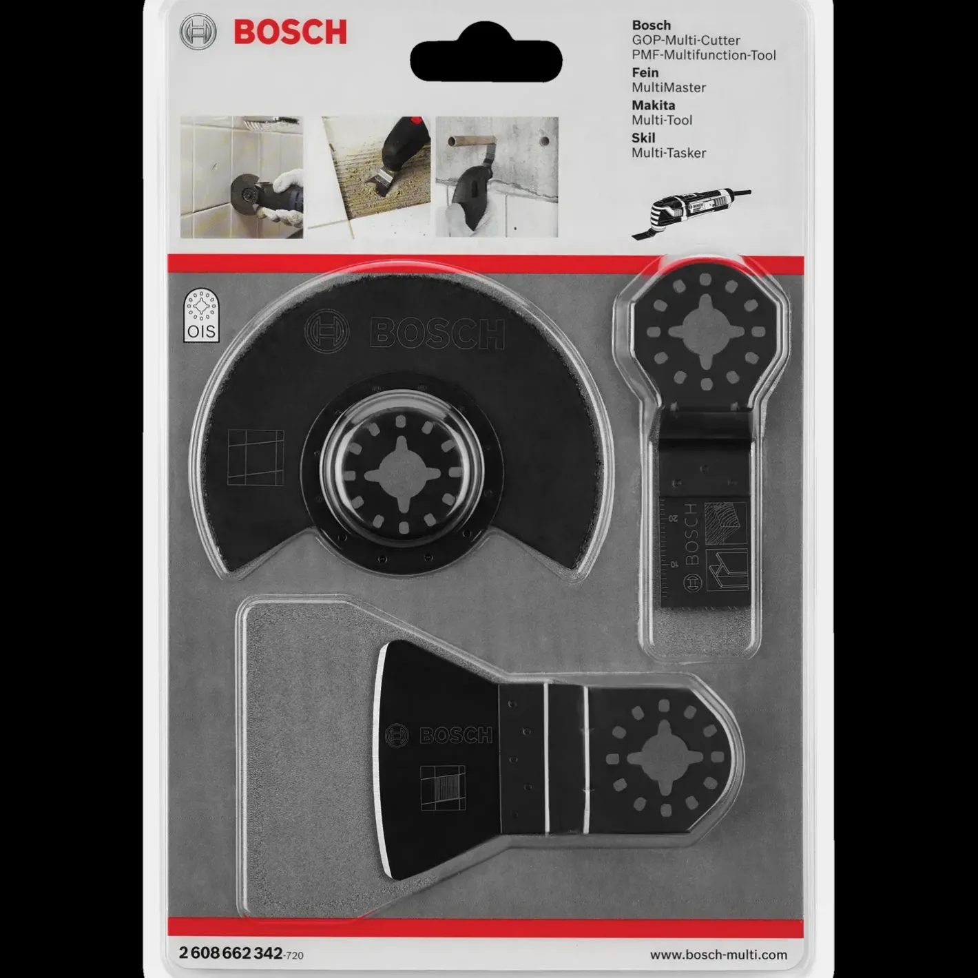 Bosch Professional Bosch savklingesæt træ/metal OMT basis 3 dele* Multicutter-Klinger