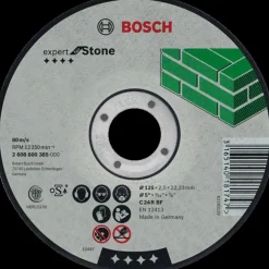 Bosch Professional Bosch skæreskive til sten Ø125X2,5 mm., korn 24* Klinger Til Vinkelslibere