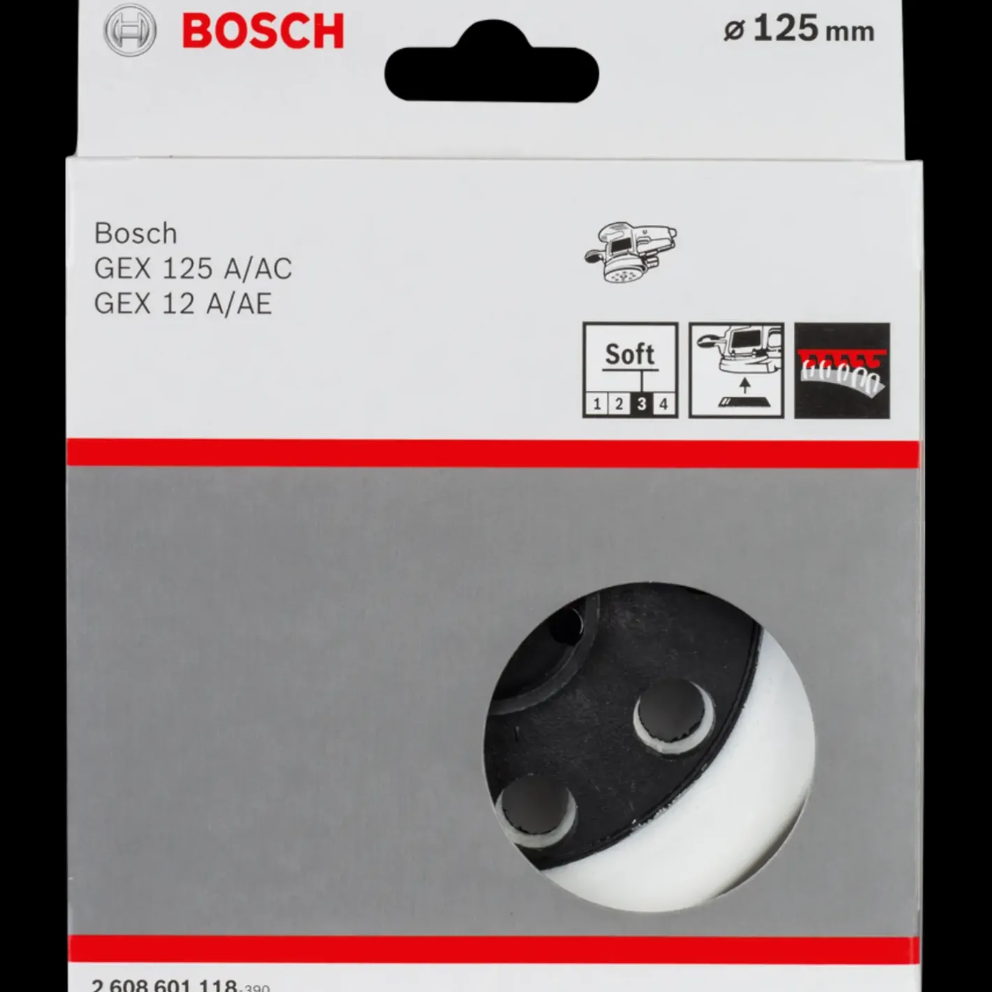 Bosch gør det selv Bosch Slibetallerken Ø125 mm 8 huller* Sliberondeller Og Slibeark
