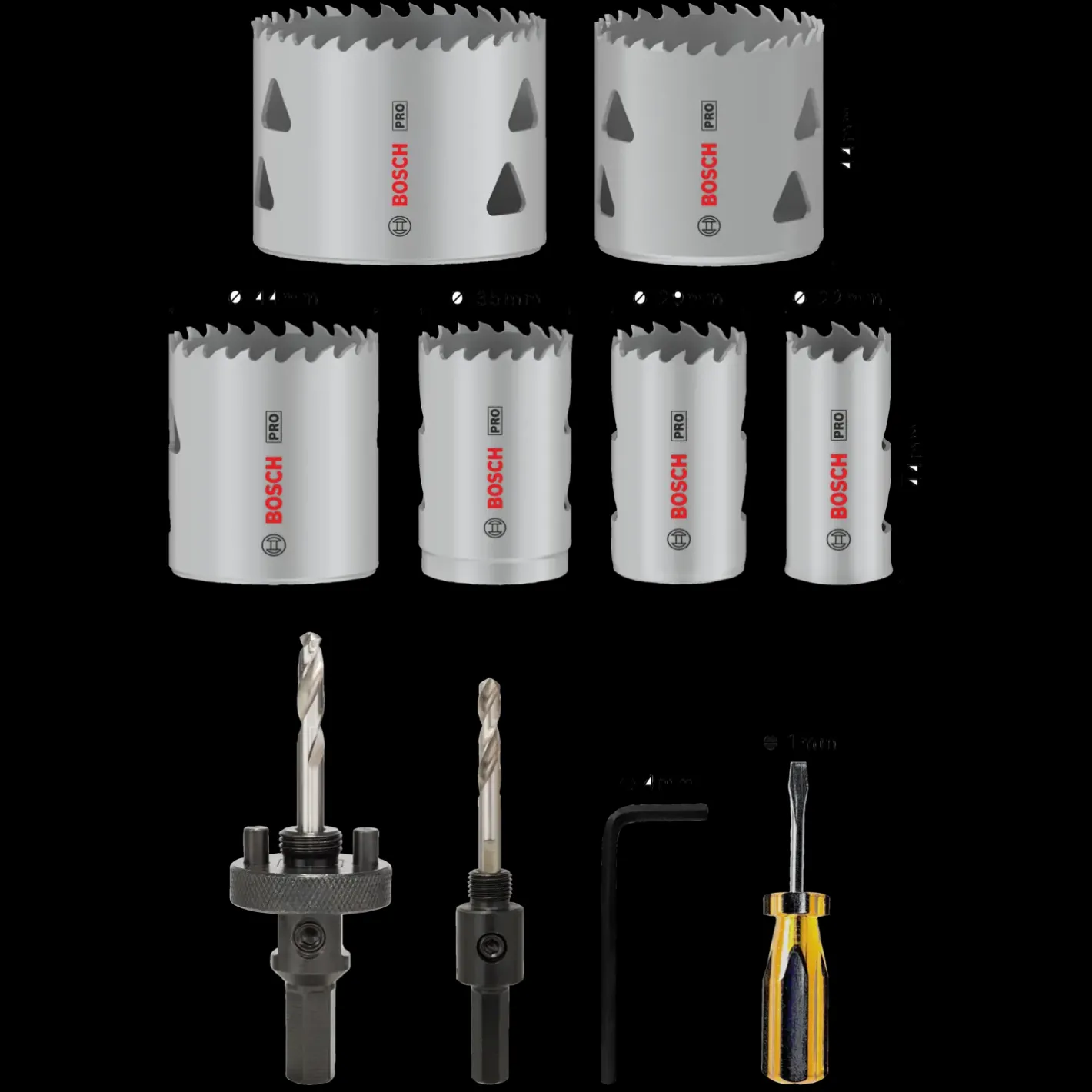 Bosch Professional Bosch ST Multi Bimetal hulsavsæt 15 dele 19-76 mm* Hulsave