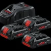 Bosch startersæt PC 18V inkl. 3 x 4 Ah batterier* Batterier Og Opladere
