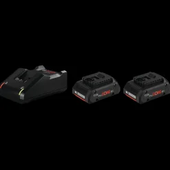 Bosch Professional Bosch startersæt 2x ProCORE 18V 4.0Ah + hurtiglader* Batterier Og Opladere