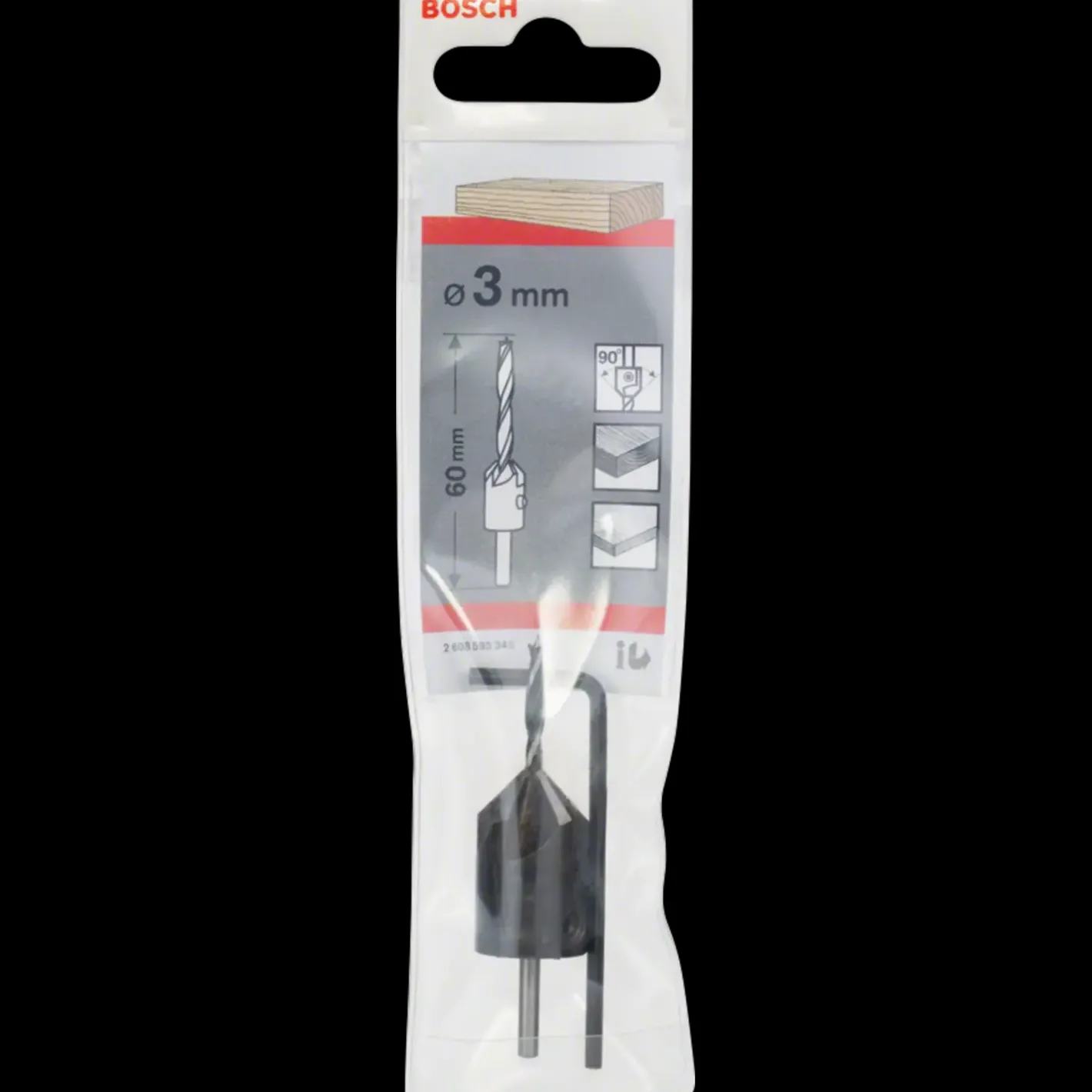 Bosch gør det selv Bosch Træspiralbor med forsænker 3x16 mm* Bor- Og Borsæt