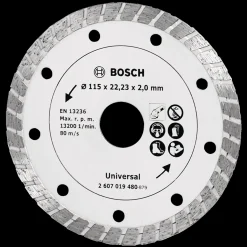 Bosch Turbo diamantskæreskive Ø115 mm* Klinger Til Vinkelslibere