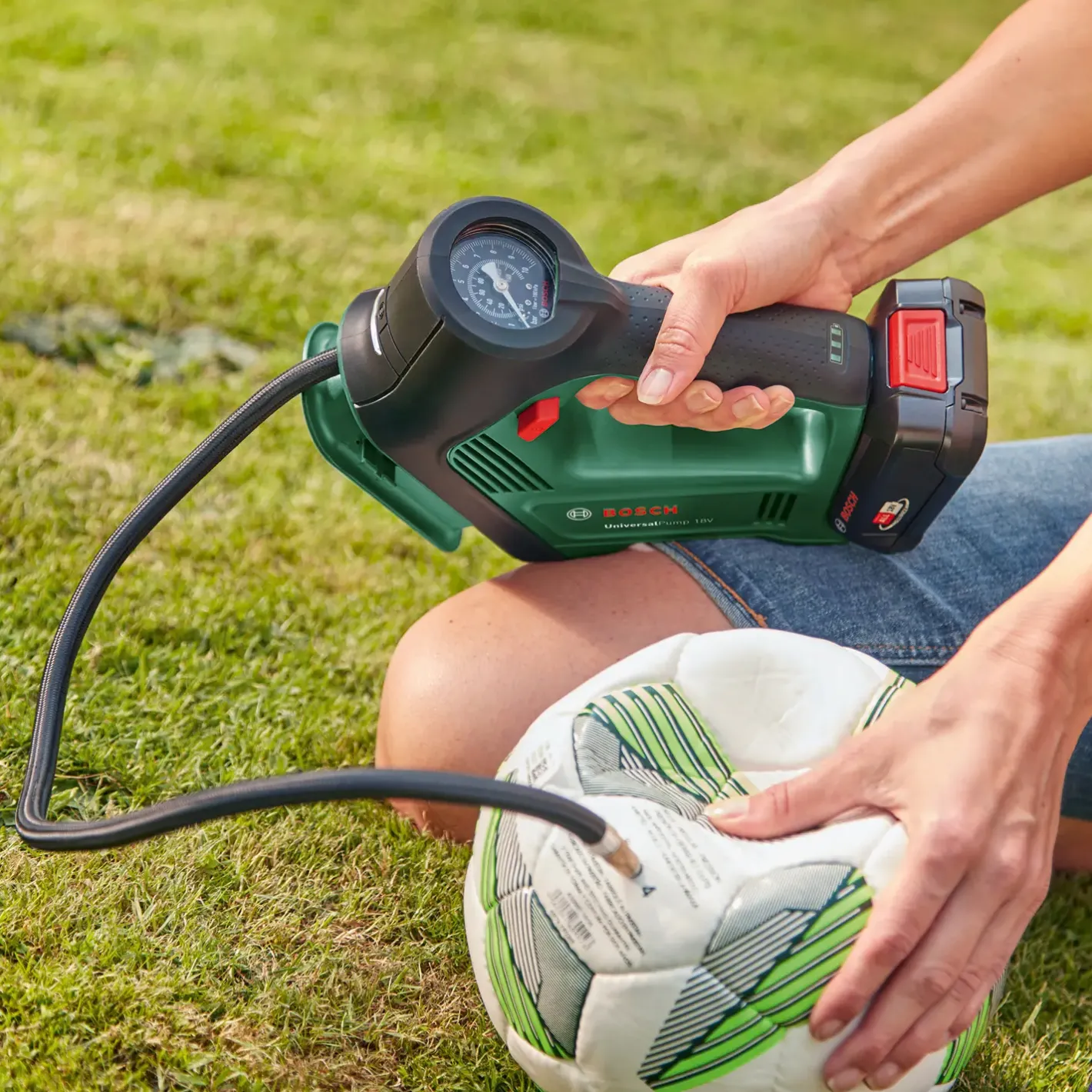 Bosch gør det selv Bosch Universal Pump 18V trykluftpumpe max 10,3 bar - solo* Elværktøjssæt|Kompressorer