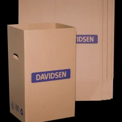 Davidsen affaldsspand i pap 370x282x628 mm* Affaldssortering|Tilbehør Til Kontor Og Værksted