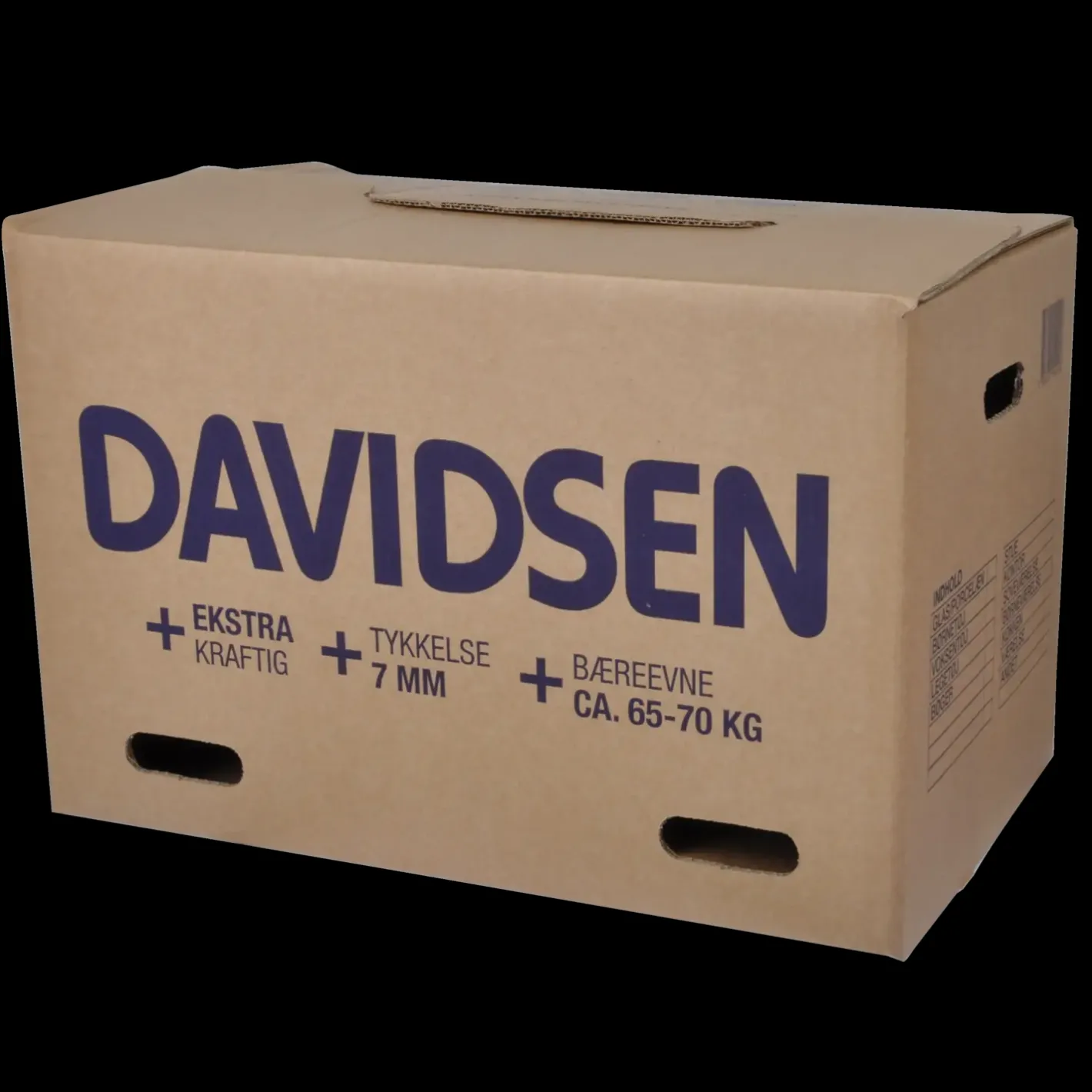Davidsen senior flyttekasse 556x380x373 mm* Flytteudstyr