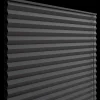 Debel dubai mørklægningsgardin plisse sort 60x130 cm* Gardiner|Tilbehør Til Kontor Og Værksted