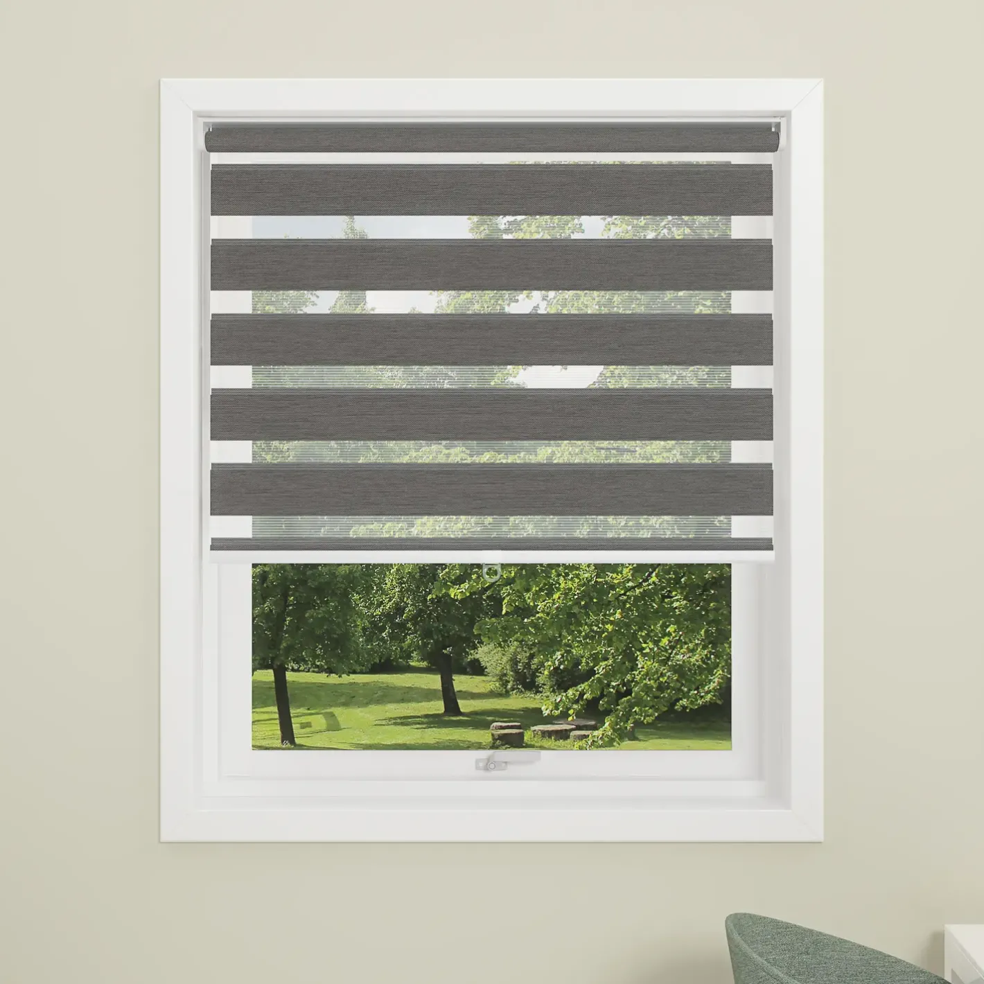 Debel duo touch rullegardin antrazit 60x175 cm* Gardiner|Tilbehør Til Kontor Og Værksted
