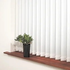Debel lamelgardin komplet Line, hvid 150x250 cm.* Gardiner|Tilbehør Til Kontor Og Værksted