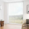 Debel lamelgardin komplet D´Lux hvid 100x250 cm* Gardiner|Tilbehør Til Kontor Og Værksted
