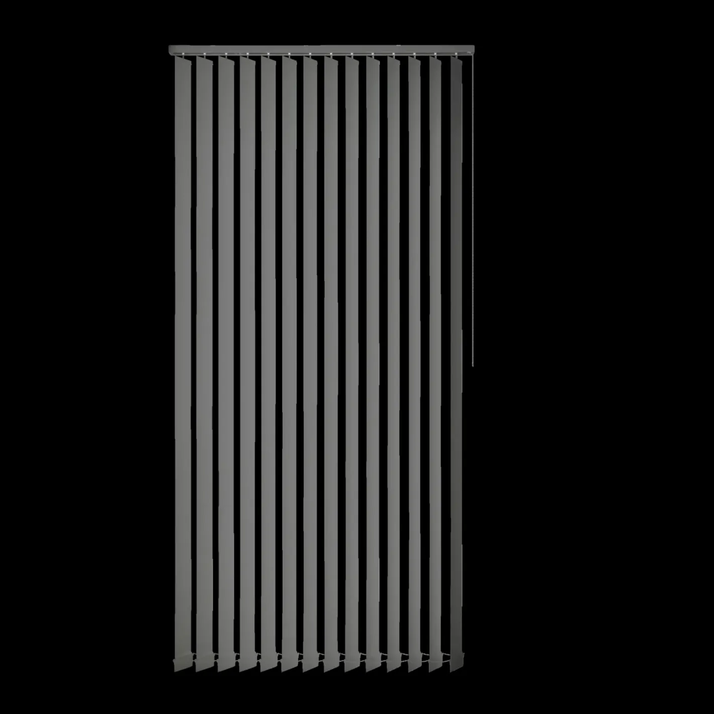 Debel lamelgardin komplet Line, grå 100x250 cm.* Gardiner|Tilbehør Til Kontor Og Værksted