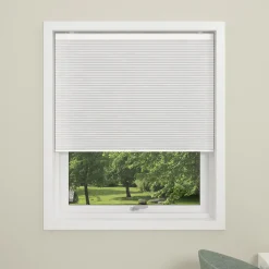 Debel LR plissegardin  hvid 60x160 cm* Gardiner|Tilbehør Til Kontor Og Værksted
