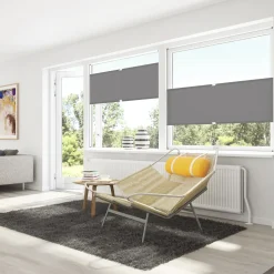 Debel plisségardin flex grå 50x130 cm* Gardiner|Tilbehør Til Kontor Og Værksted